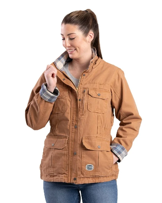 Women's Vintage Washed Duck Barn Coat